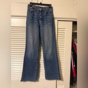 Aeropostale Denim High Rise Wide Leg Jeans